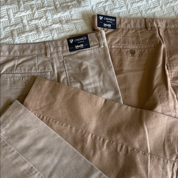 Daniel Cremieux Men's Khaki Chinos - Picture 2 of 5